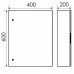Ερμάριο Πλαστικό 400X600X200mm IP65 Μαύρο